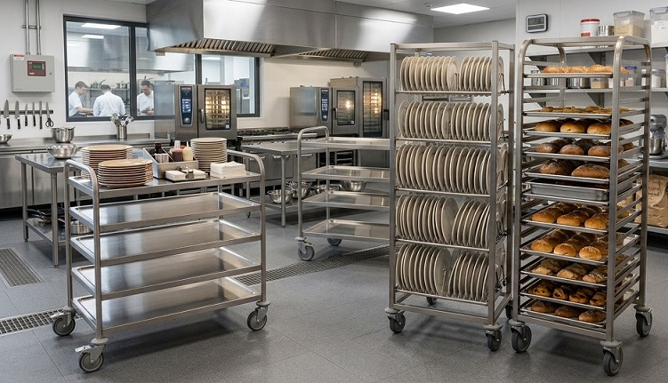 Carrelli inox ristorante